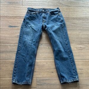 Levi's Classic Indigo Straight Jeans